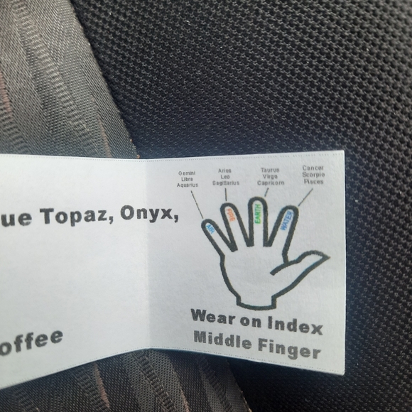 Zodiac Capricorn sterling silver ring - Picture 6 of 6